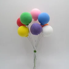 Dollhouse Miniature Balloon on a String - Bunch or Individual Many Color Options