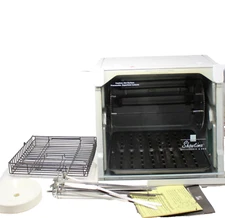 Ronco Showtime Rotisserie BBQ Oven Model 4000 TESTED w/ Extras Accesories Manual