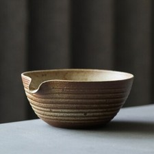 6.1" Japanese-style Earthenware Matcha Bowl Tea Ceremony Accessories Traditional