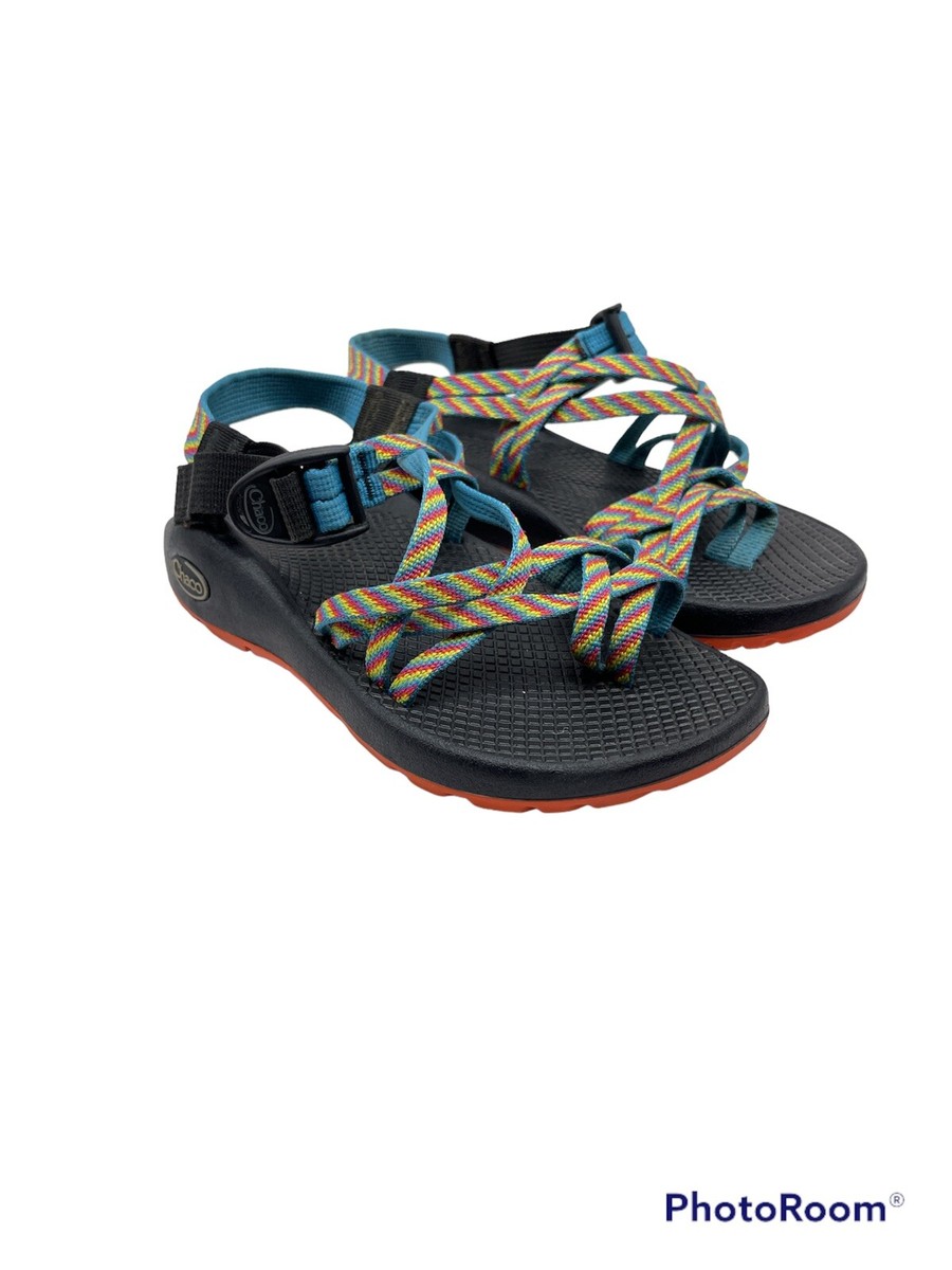 Chaco Womens Z Cloud X2 Rainbow Strap Adjustable Hiking Sandal 5