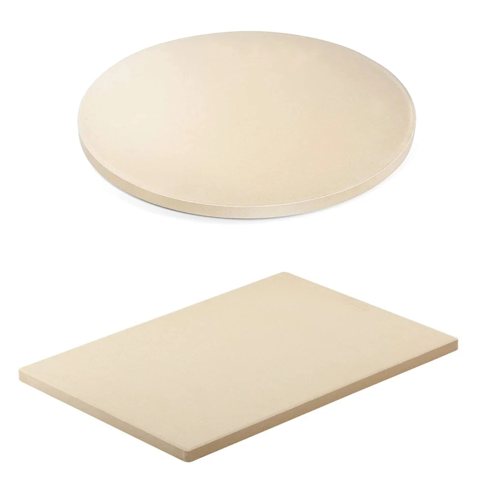 MARKENLOS Pizzastein Schamotte Backstein Brotbackstein Ofen Grill Pizza Brot Flammkuchen