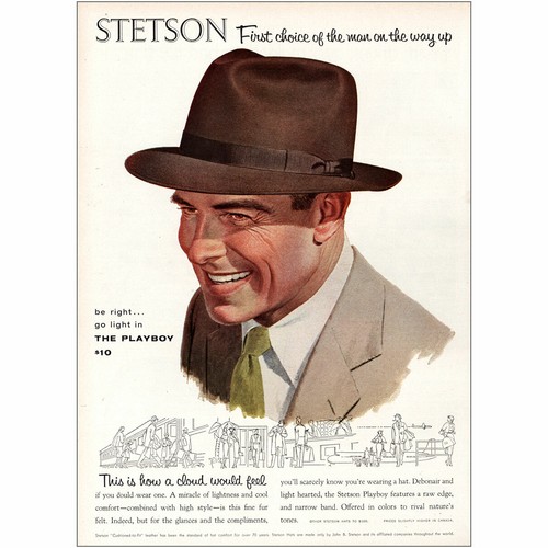 Playboy Vintage Print Ad 