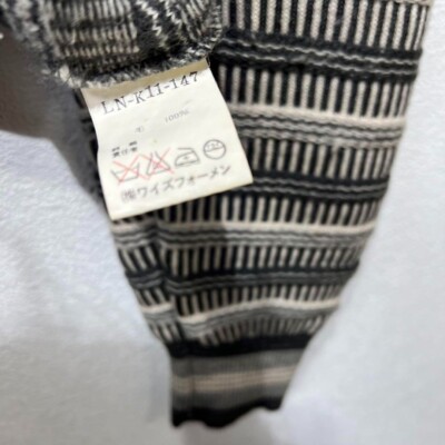 Vintage 90's LQ Y's for men Yohji Yamamoto Wool Striped Turtleneck