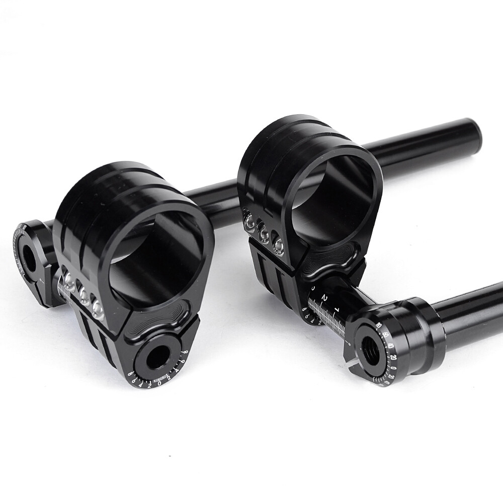 43mm Handlebar Adjustable Risers Clip On Ons For BMW R nine T Pure 2014