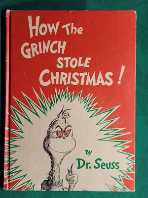 HOW THE GRINCH STOLE CHRISTMAS by Dr. Seuss hd 1957 hc FIRST