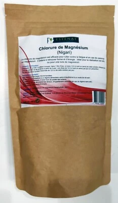 Chlorure de Magnesium (Nigari) 500G - Complément alimentaire en poudre ESTENAT
