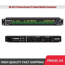 EQ-A31 Professional 31 Band Equalizer Digital Equalizer for Stage Karaoke 220V