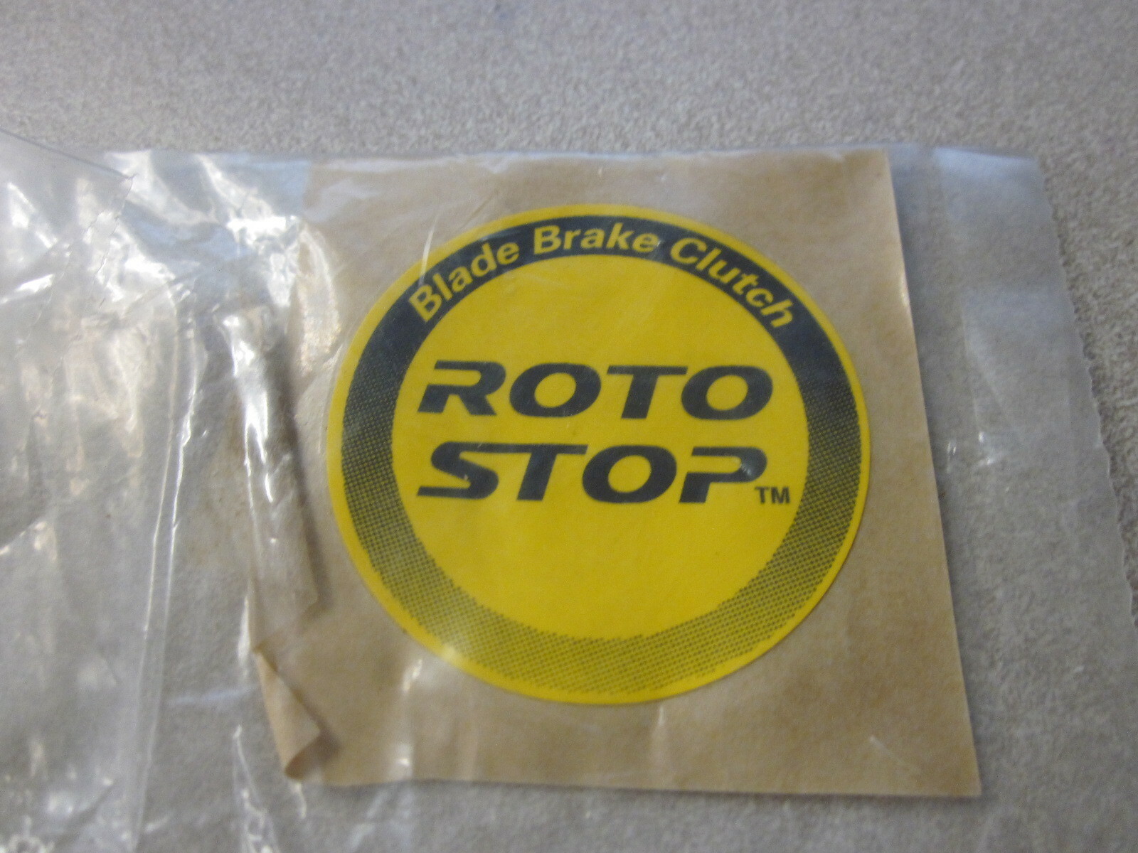NOS Honda Blade Brake Clutch RotoStop Mark Emblem 87202VL0B00 Qty 1