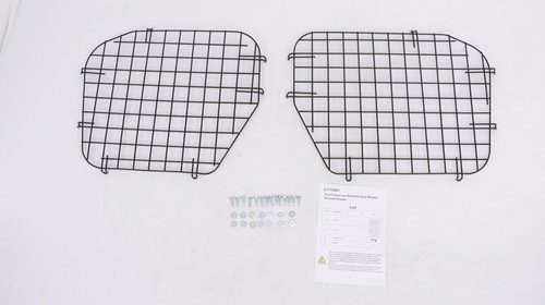 Rear Doors Security Screen Kit fits Ford Transit, Low Roof Black STeel NEW - Picture 8 of 24