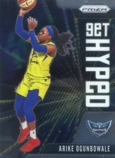 2020-21 PANINI PRIZM WNBA INSERT GET HYPED ARIKE OGUNBOWALE NO. 2