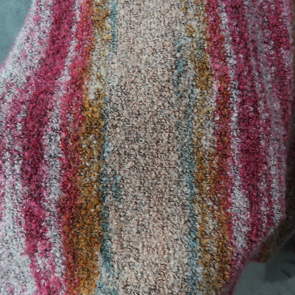 Suéter ONEILL Jettie Mujer Grande Nómada Ombre Rosa Boucle Slouchy Tejido Sudadera con Capucha Foto 4 de 4