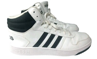adidas Hoops 2.0 Mens Shoes Size 12 Mid White Black FY8617 Release Yr 2020