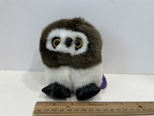 Vintage Swibco Puffkins Olley Owl Plush 1997 Cushy Critter