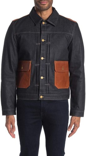 NWT Men's 7 For All Mankind Leather 