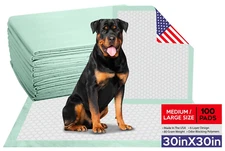 100 Quilted Super Absorbent 30x30 Dog Puppy Training Wee Wee Pee Pads Underpads 
