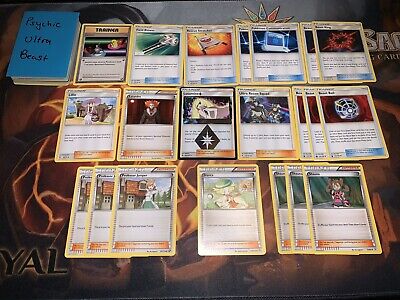 Pokemon Complete Deck - Psychic Ultra Beast - Nihilego GX, Naganadel GX,  Malamar