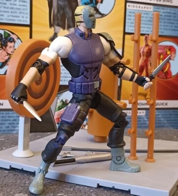 DC UNIVERSE CLASSICS YOUNG JUSTICE 6" SPORTSMASTER + DIORAMA COMPLETE MATTEL - Photo 1/4