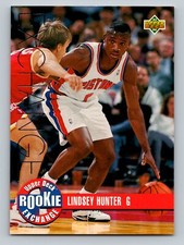 Lindsey Hunter 1993-94 Upper Deck #RE10 Rookie Exchange Silver Basketball Card