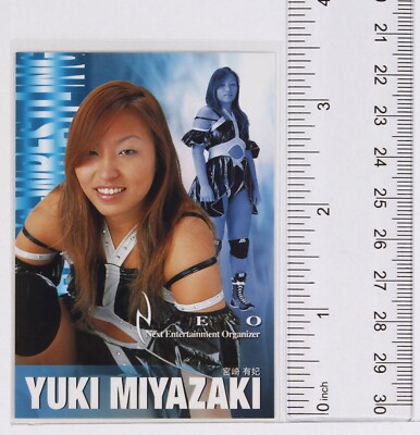 YUKI MIYAZAKI - 2001 Future Bee Women's Pro-Wrestling Trading Card