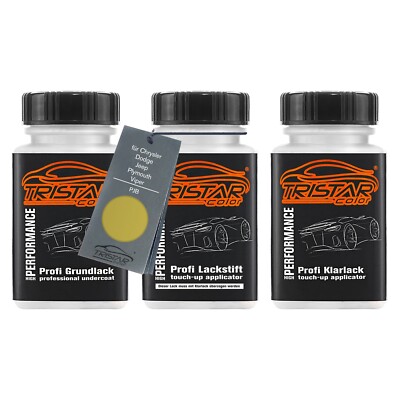 Autolack Lackstifte für Chrysler Dodge PJB Golden Rush Metallic Perl X. 3 x 50ml