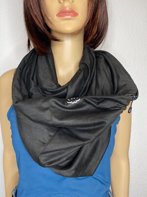 Beyond Yoga Infinity Scarf Women's One Size Black Hidden Zipper