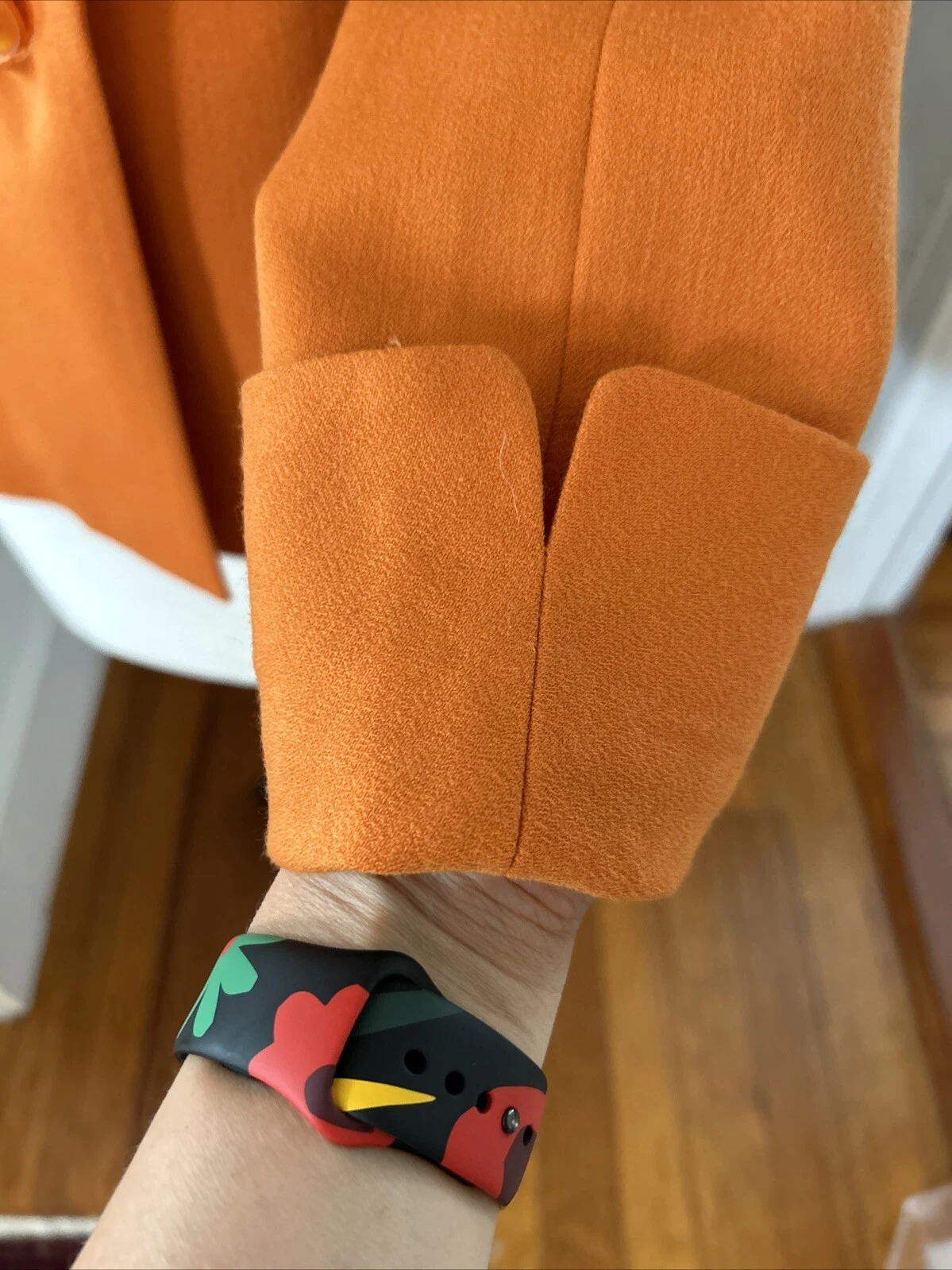 Giacca arancione Kenzo taglia 38 Made in France