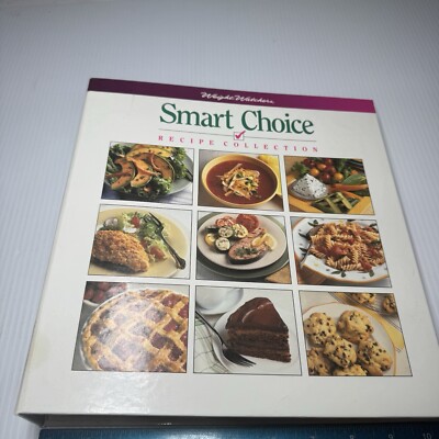 Weight Watchers Smart Choice Recipe Collection 3 Ring Binder 1992