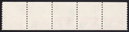 2280a 25c Flag over Yosemite PNC Strip of 5 Plate 10 Unused NH - Picture 2 of 2