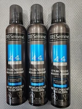 3 PACK TRESEMME STYLING MOUSSE EXTRA HOLD 10.5 OZ EACH ALCOHOL FREE SHINE RARE