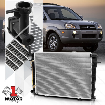 Aluminum Radiator OE Replacement for 05-07 Tucson/Sportage 2.0 DCC AT dpi-2786