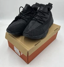 HUHV Flow 360 Ultra Cloud Running Shoes All Black Sz 10 Men 13 Women