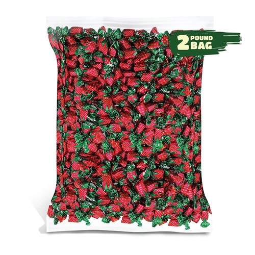 Arcor Strawberry Bon Bons Hard Candy, Sachet Wrap, 2-Pound Bag (About 130 Count) - Picture 7 of 7