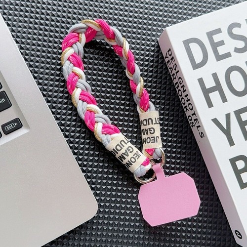 Short Mobile Phone Lanyard Anti Lost Key Chain Hand Wrist Strap Universal - Photo 16 sur 16