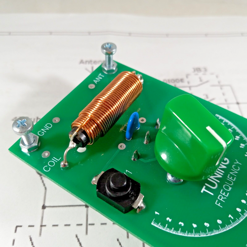 Quad Germanium Diodes Green Crystal Radio Receiver Assembled with High Q CoilGQ eBay