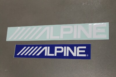 Set Original Original ALPINE ELECTRONICS Aufkleber / Decals