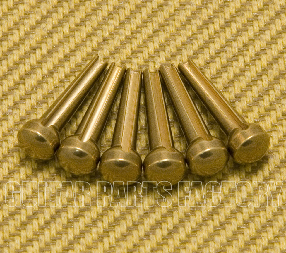 Perni a ponte in ottone per chitarra acustica BP-001-BR