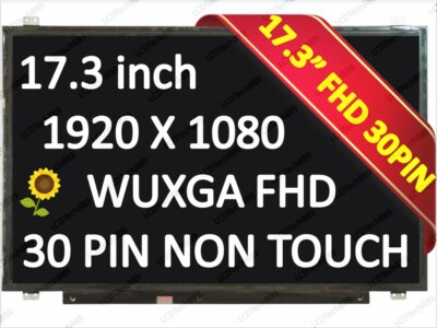 New LCD Screen for ASUS FX73VE-WH71 FHD 1920x1080 Matte Display 17.3''