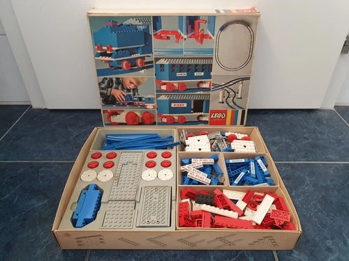 Lego System Classic Vintage Train Train Set 1 13 60s Old 60s Original Box Boxed