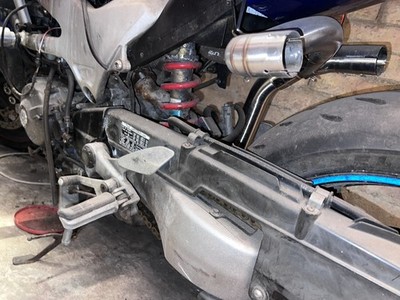 Honda VFR800 VTEC Swing arm  2002  complete rear end, also fit VTR firestorm.