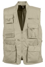 Khaki Vests Tactical Conceal Carry XL8567-KH-XL