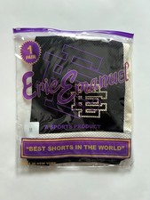 Size M - Authentic Eric Emanuel EE Basic V3 Short SS22 Black/Antique White NEW
