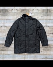 Image of Barbour Bedale Winter Waxed Mac Jacket BNWT RRP £279