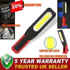 Rechargeable COB LED Work Light Hand Torch Inspection Magnetic Lamp Dimmable