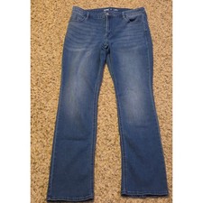 Old Navy Mid-Rise Wow Bootcut Jeans Women's Size 14 Long Blue
