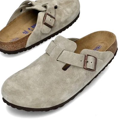 Birkenstock Boston SFB Slipper 26SS 0560773 TAUPE 157299427 [P] - Photo 1/4
