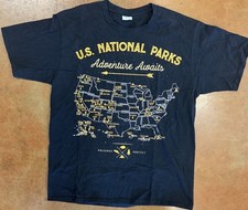 U.S National Parks T-Shirt, Sz L, Port Company