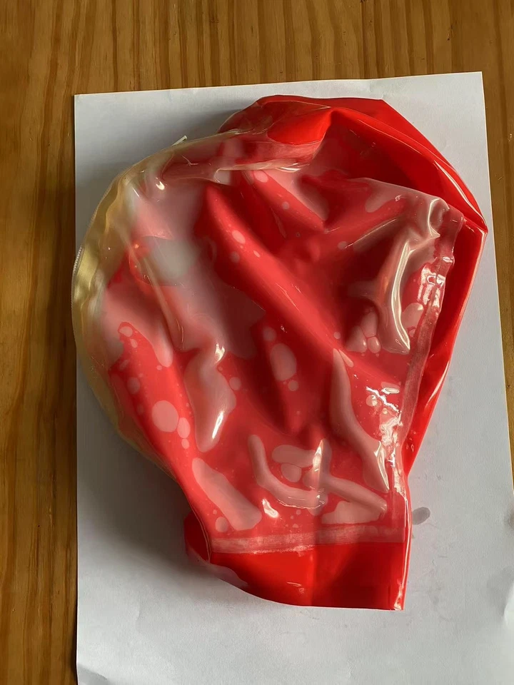 2-layer Latex Hood Transparent Rubber Mask with before&after zipper for Fetish - Image 2 of 4