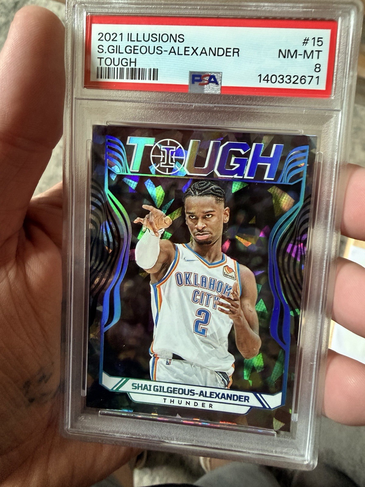 2021-22 Panini Illusions - Tough Shai Gilgeous-Alexander #15