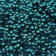 5mm Cup Sequins Turquoise Blue Metallic Embossed Texture Made in USA