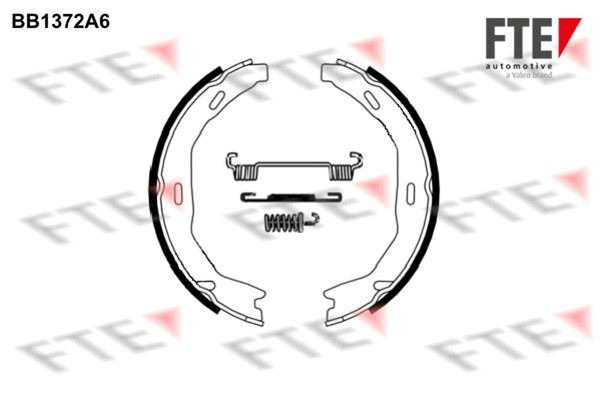 Bremsbackensatz Feststellbremse FTE 9100117 FüR Mercedes Klasse W204 Model S204-image